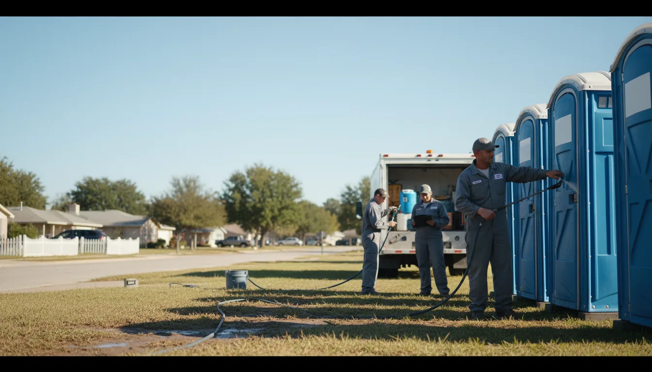 Long-Term Portable Toilet Rental in Cat Spring, TX near me